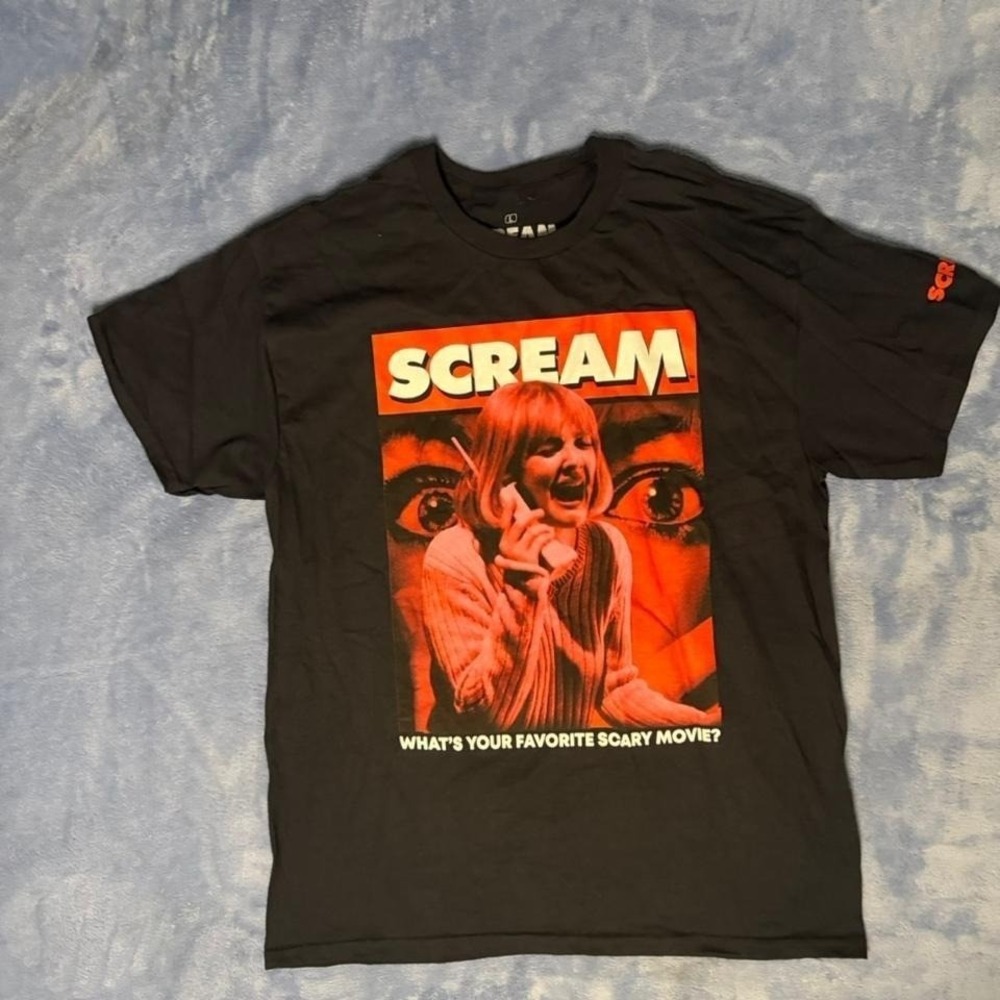 Scream black cotton t-shirt men‎ Size L